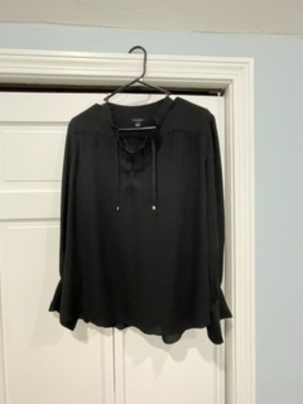Ann Taylor Black Blouse size M